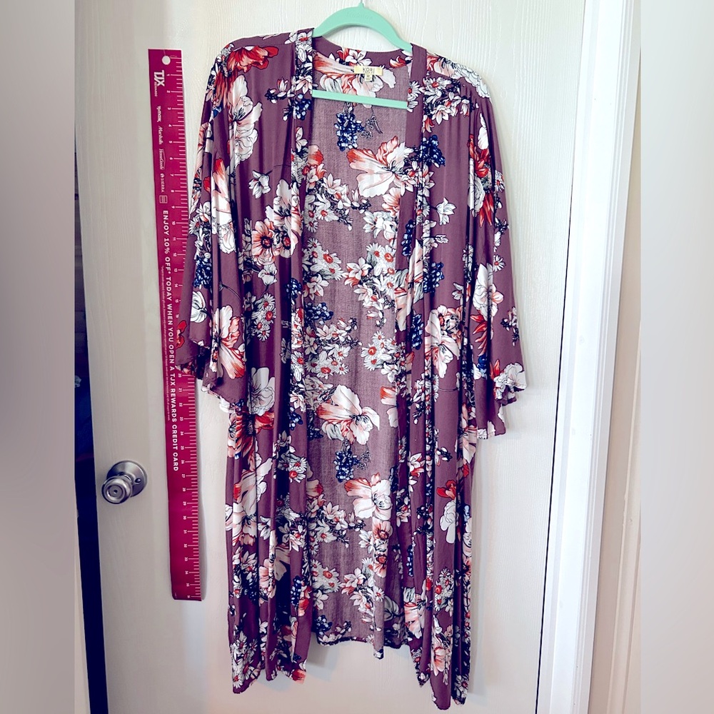 Floral Kimono 1XL